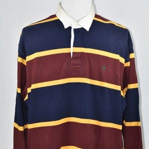 Ralph Lauren Men's Striped XXL LS Rugby